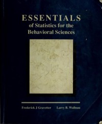 Essentials Of Statistics For The Behavioral Sciences