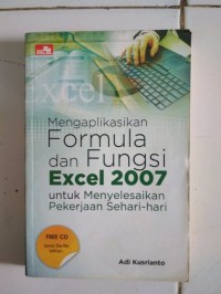 Mengaplikasikan Formula dan Fungsi Excel 2007